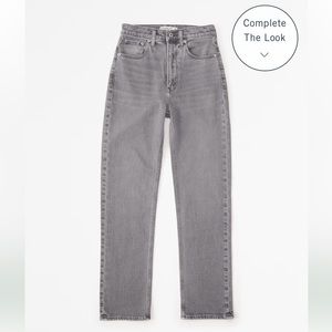 Abercrombie & Fitch Ankle Straight Ultra High Rise (LONG) NEW!